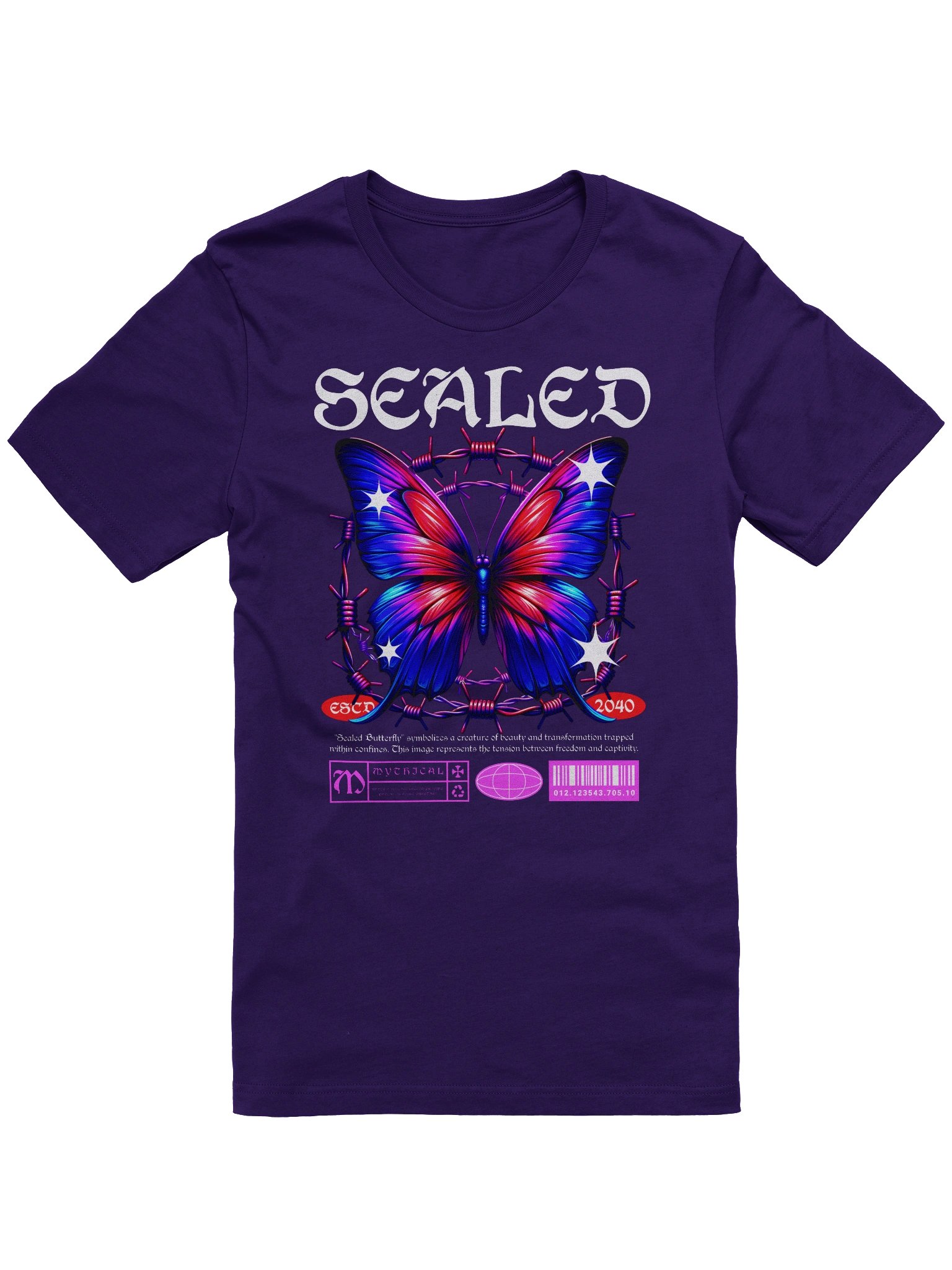 Stylish Sealed Butterfly T-Shirt for Everyday Wear product image (6)