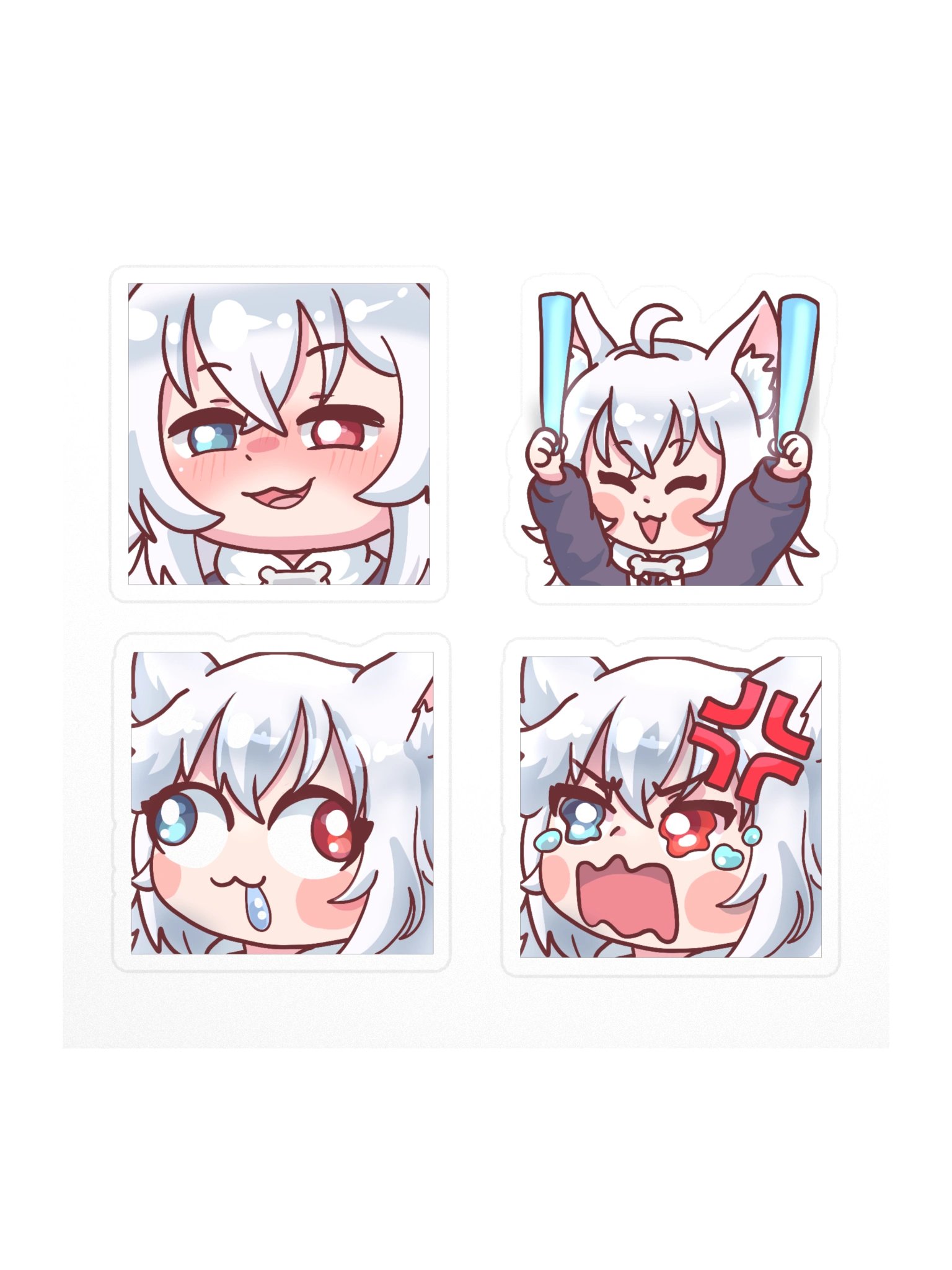 Emote Sticker Sheet - Set 2 product image (1)