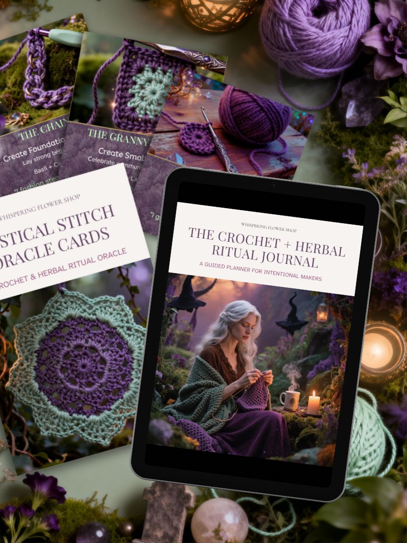 Crochet Ritual Journal | Herbal Guide | Project Tracker product image (10)