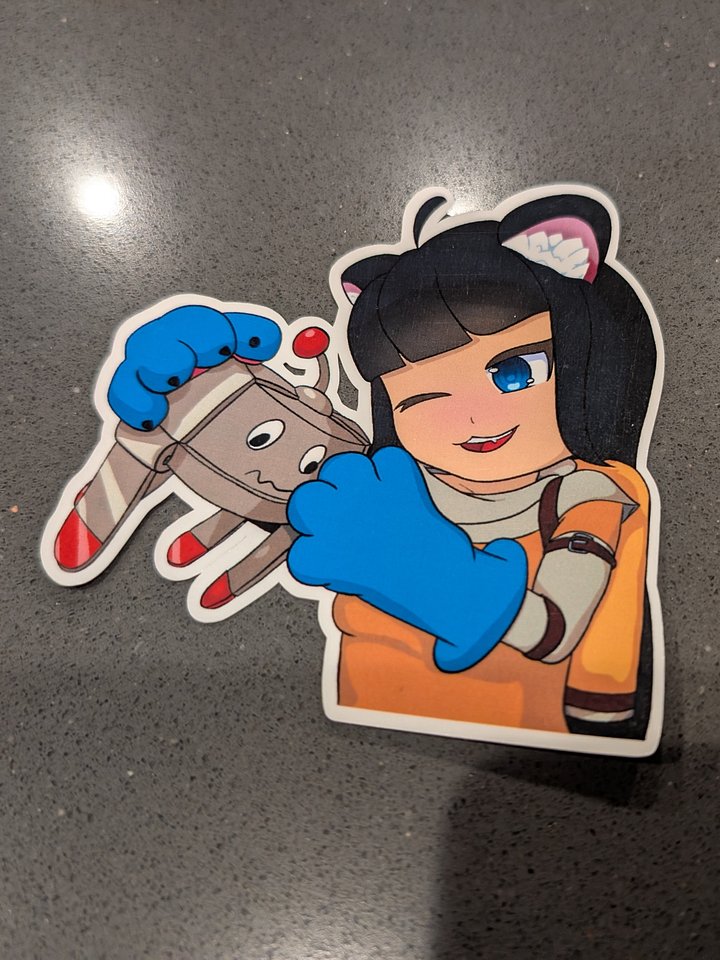 Robot Hug Sticker product image (1)