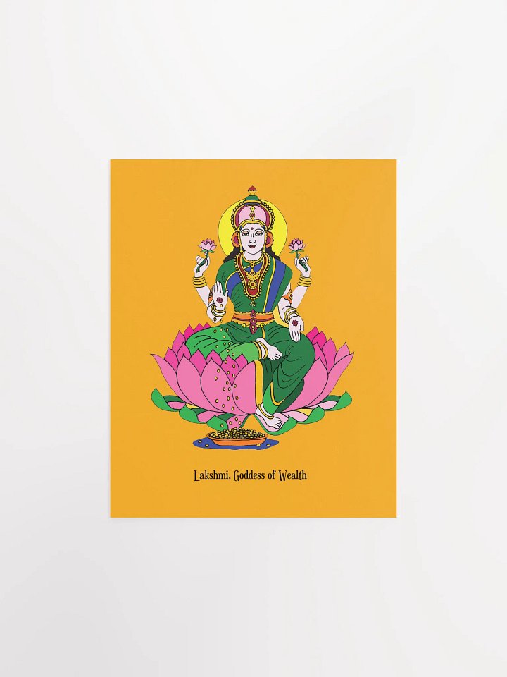 Goddess Lakshmi 8x10 Print product image (1)