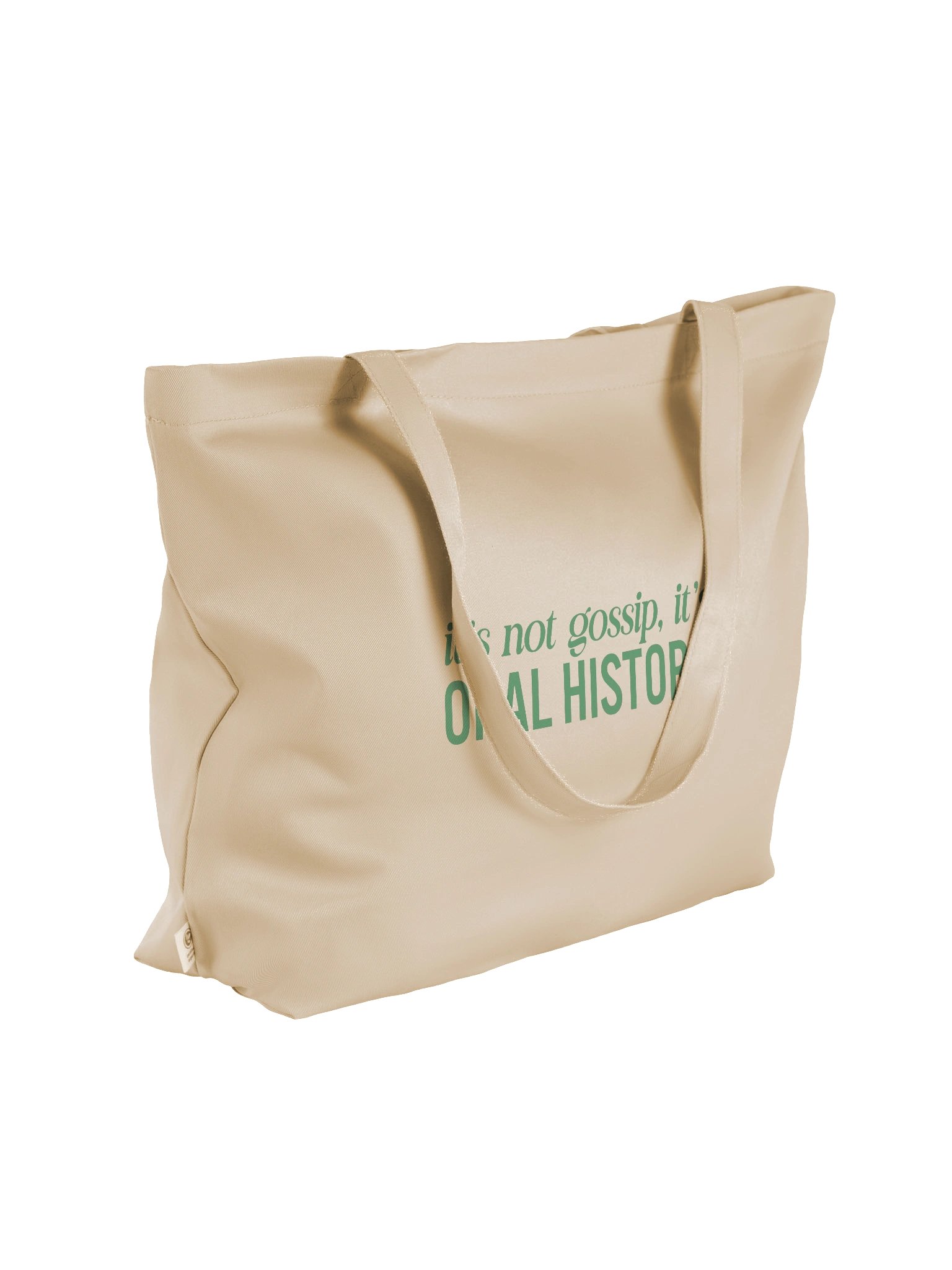 Oral History Tote Green product image (4)