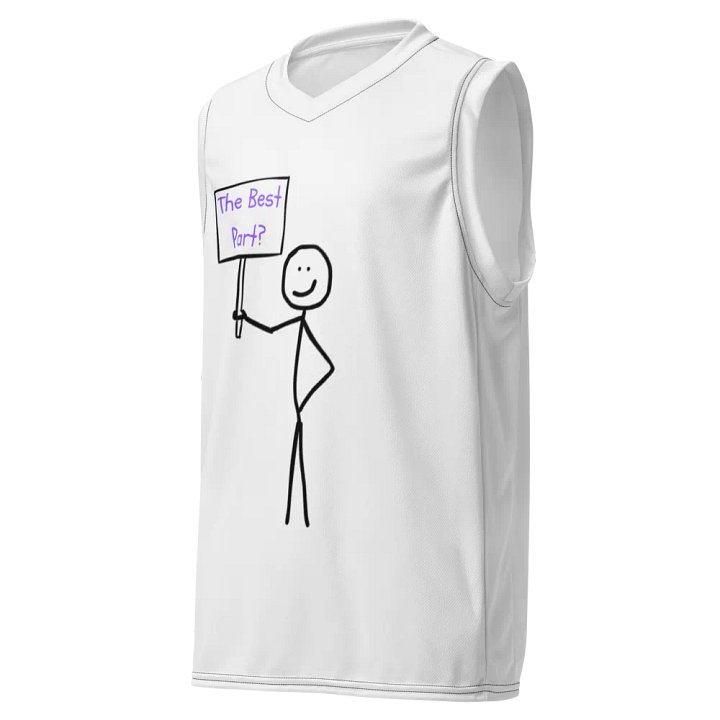 The Best Part Basketball Jersey product image (1)