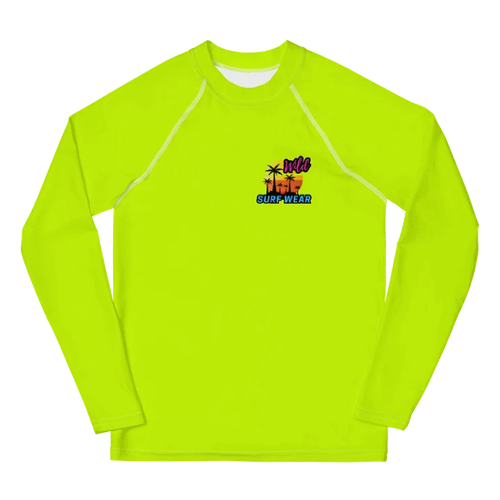 Wild Yellow Neon Youth Rashguard product image (1)