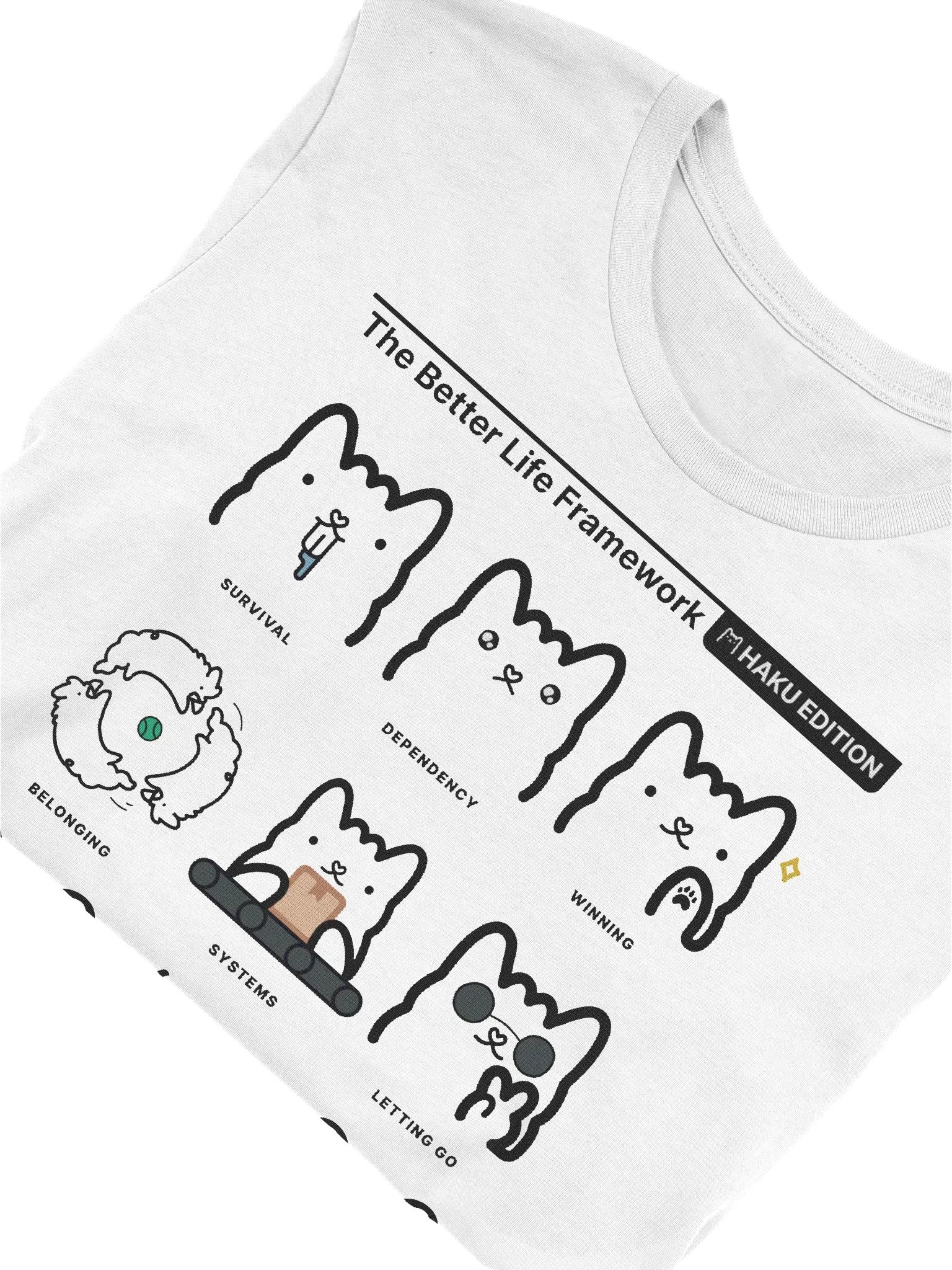 Better Life Framework Tee (HAKU) [WHITE] product image (5)