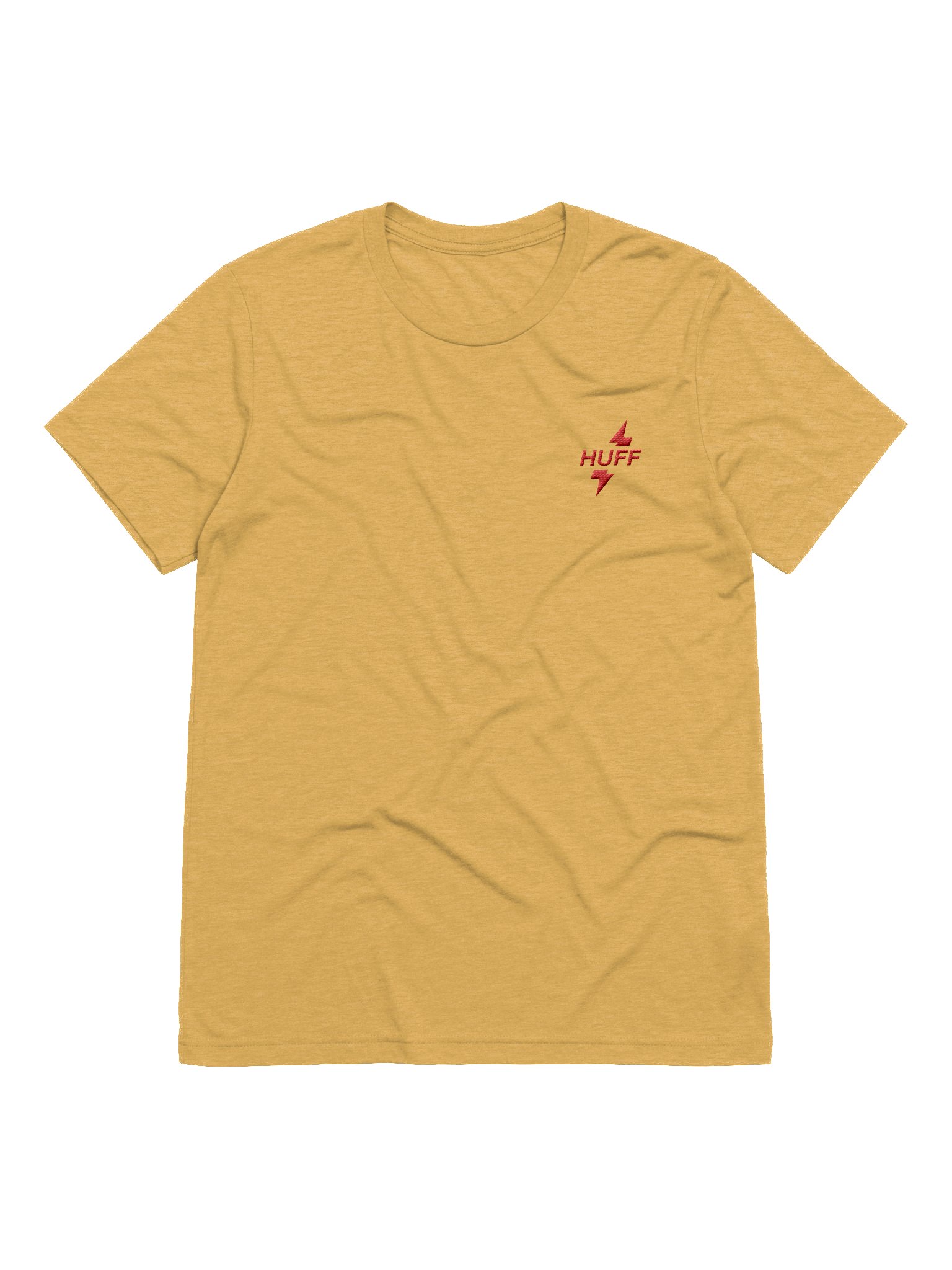 Huff Bolt Short Sleeve T-Shirt Yellow (Small Logo) product image (1)
