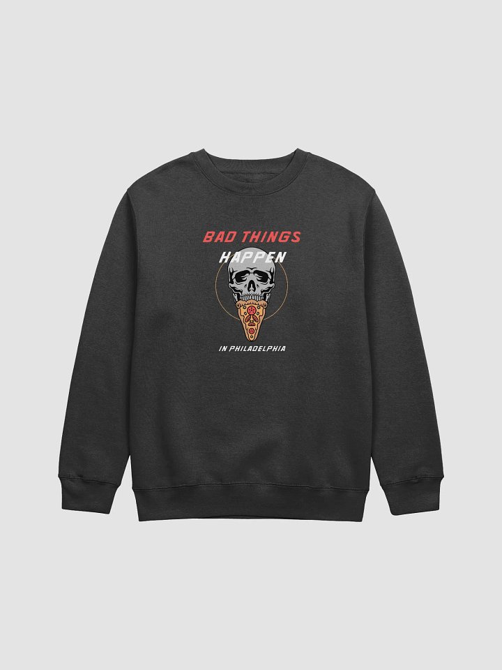Skull Slice Pizza Graphic Sweatshirt product image (1)
