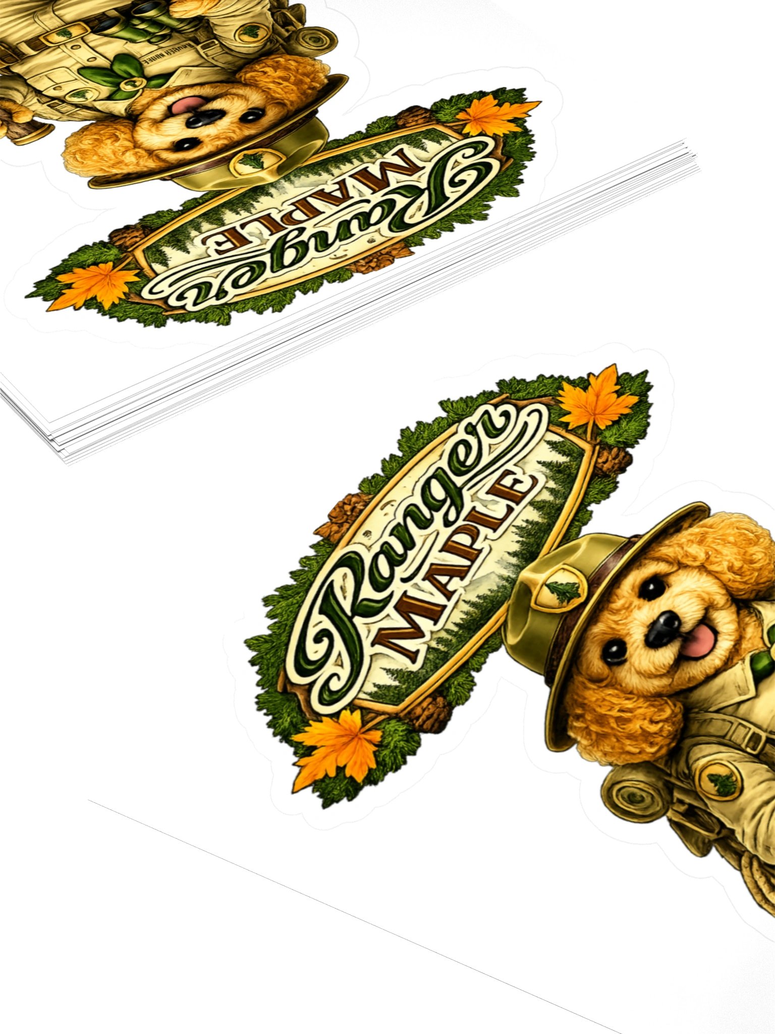 Ranger Maple Dog Kiss Cut Sticker product image (4)