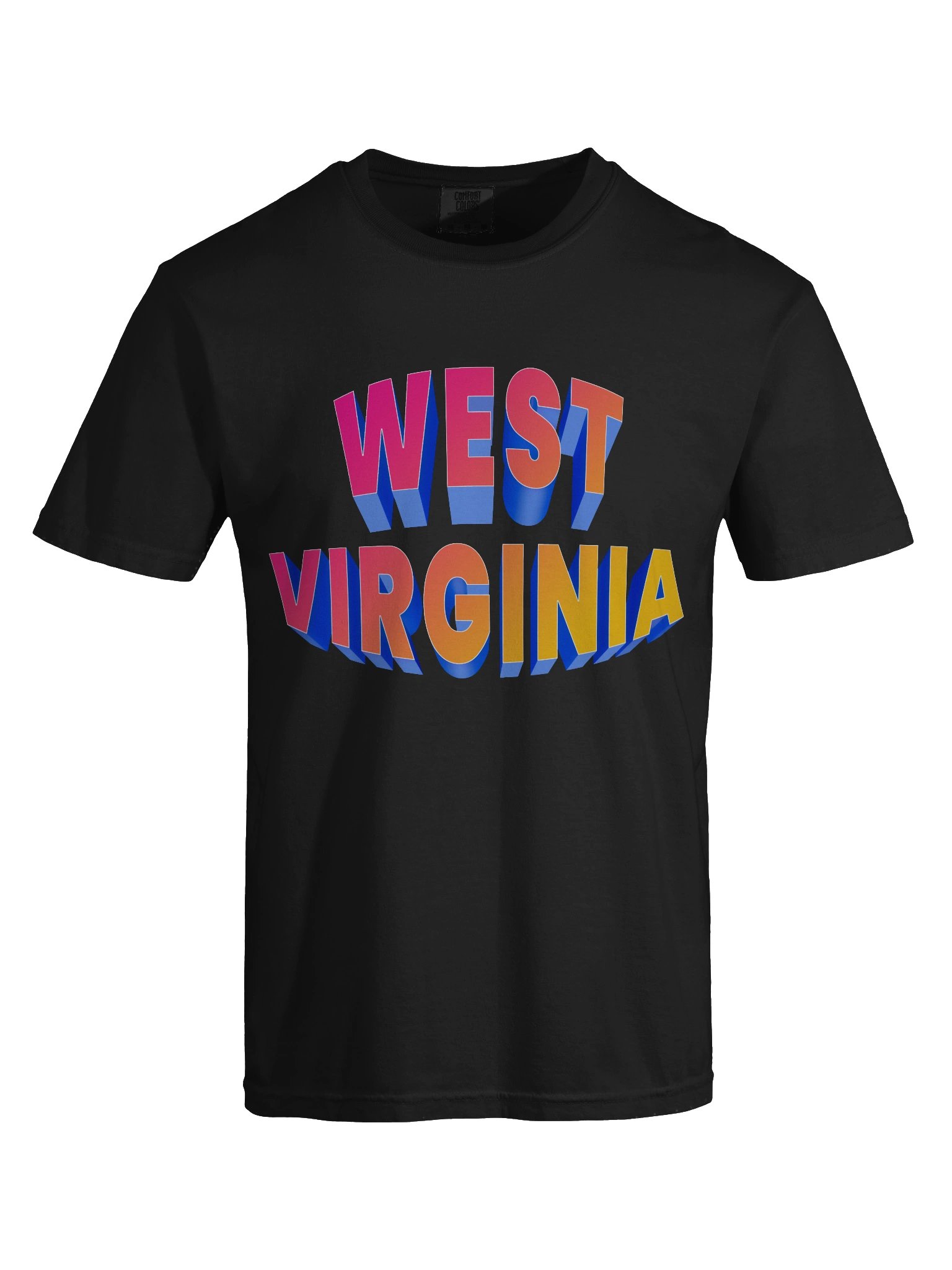 WEST VIRGINIA 3D gradient Tee product image (7)