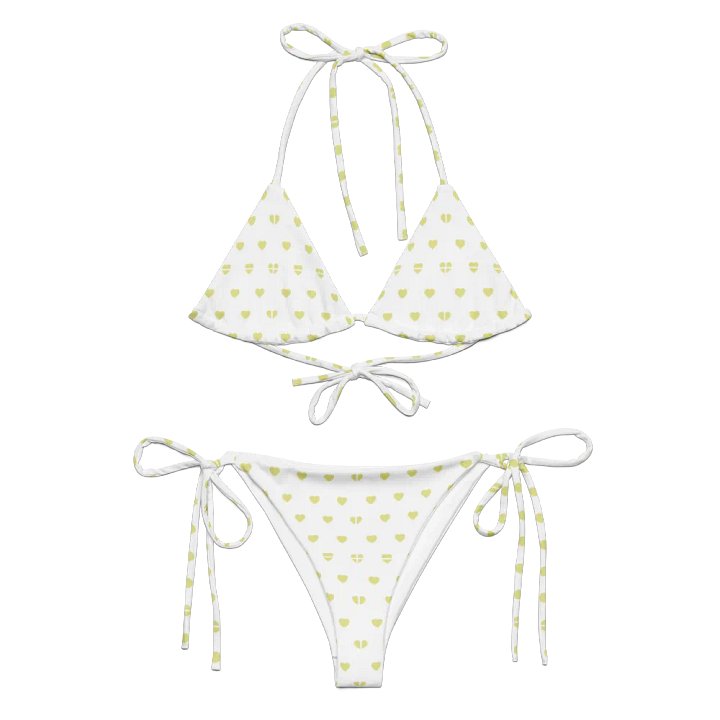 Pastel Heart Seamless Pattern String Bikini - v8 product image (1)