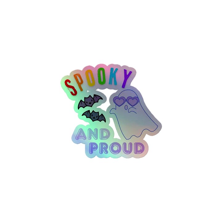 Spooky Ghost Holographic Sticker Sheet product image (1)