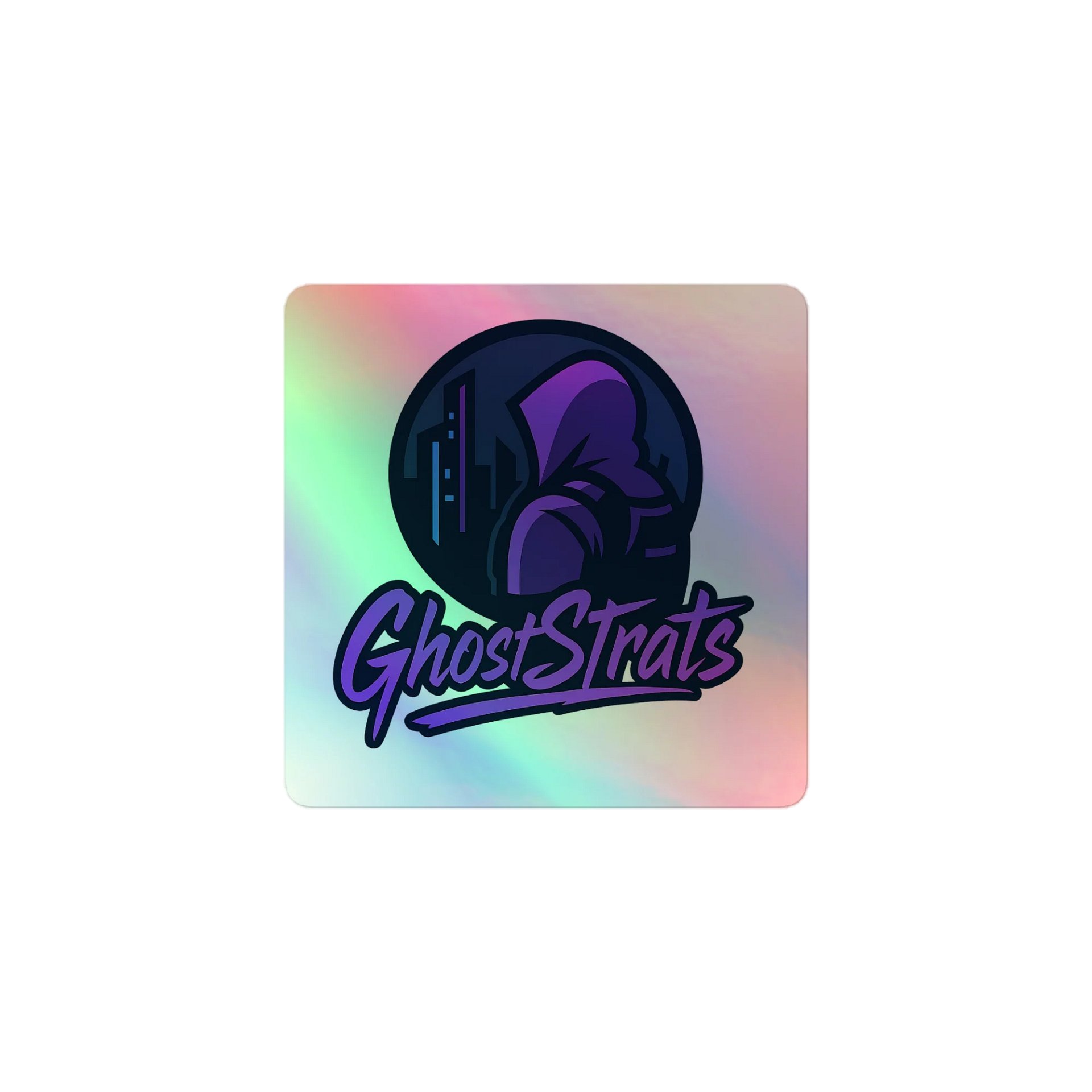 GhostStrats CyberPunk Theme Logo Sticker product image (1)