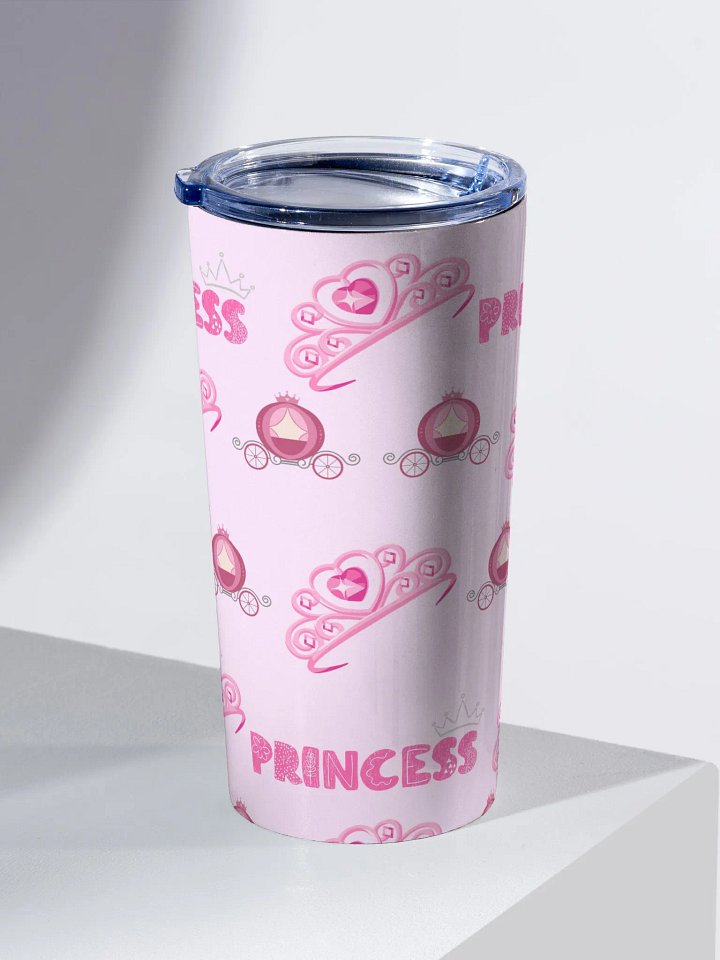 Pink Princess 20oz Stainless Steel Tumbler product image (2)