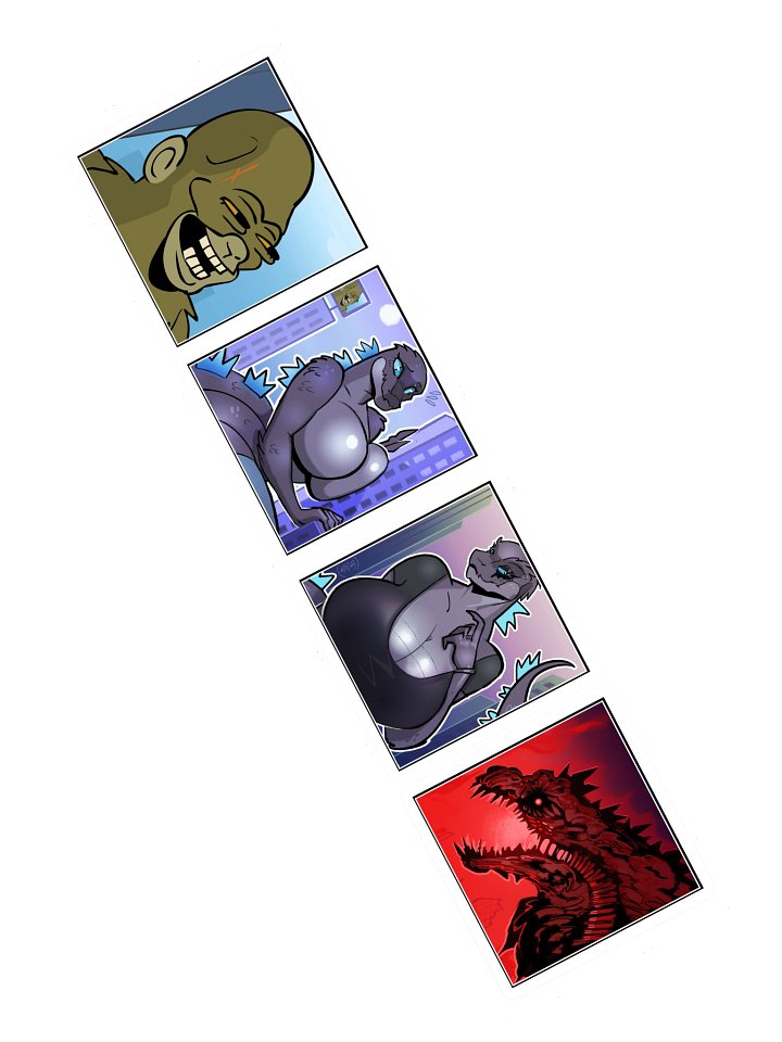 Sexy Kaiju Stickers 02 product image (2)