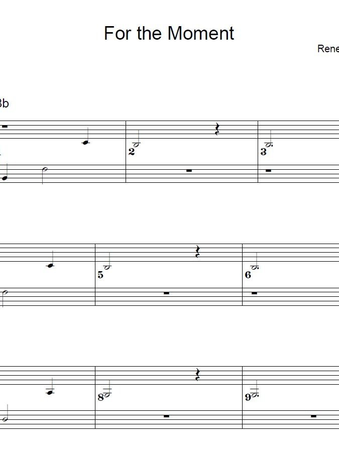 For the Moment - ModJazz - Piano sheet music product image (1)