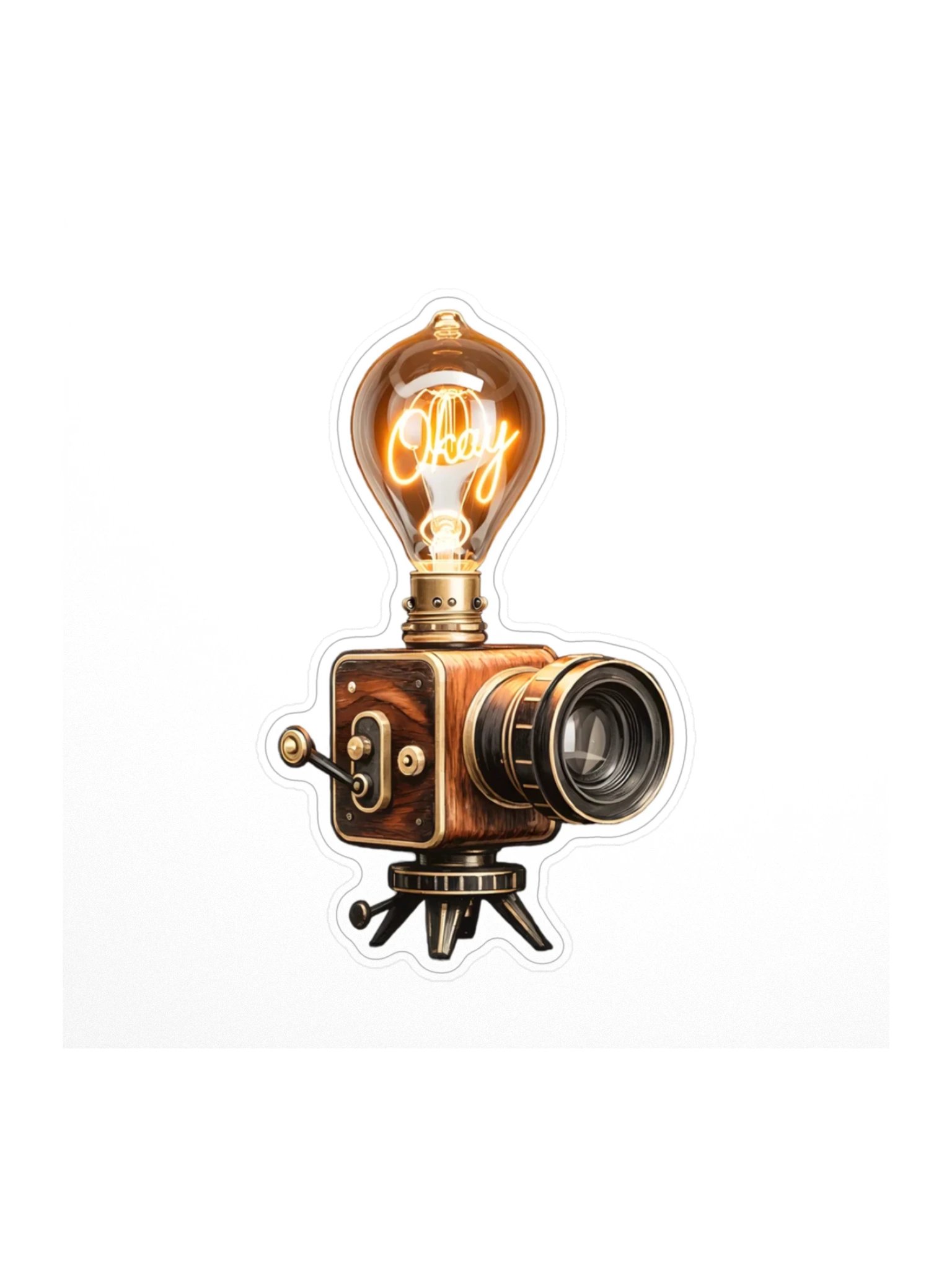 The Hours She Broke — Okay Ideas Camera Sticker product image (1)
