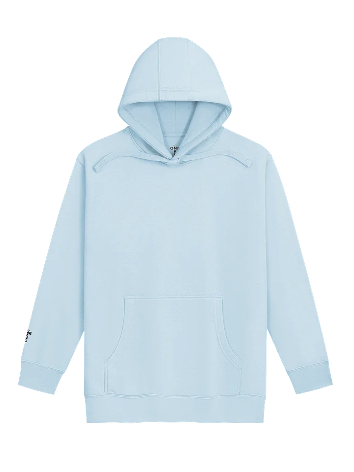 ONE KING Rooted II Premium Soft Blend Hoodie with embroidered sleeve logo black print product image (2)