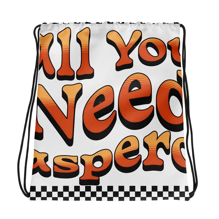 Retro Aspergers Drawstring Bag product image (1)