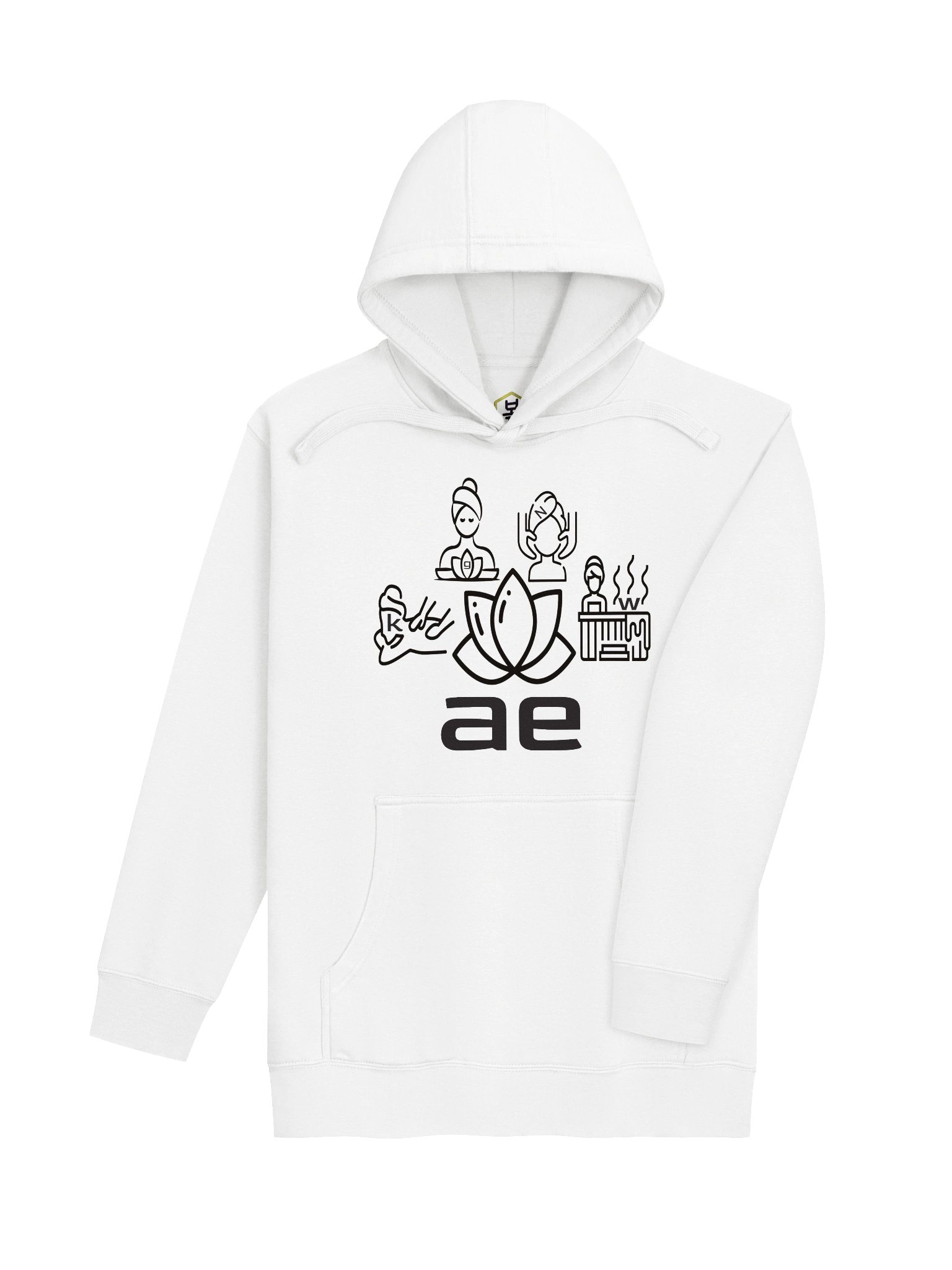 The spa named AE hood hoodie //DTFx heavyweight\\ product image (24)