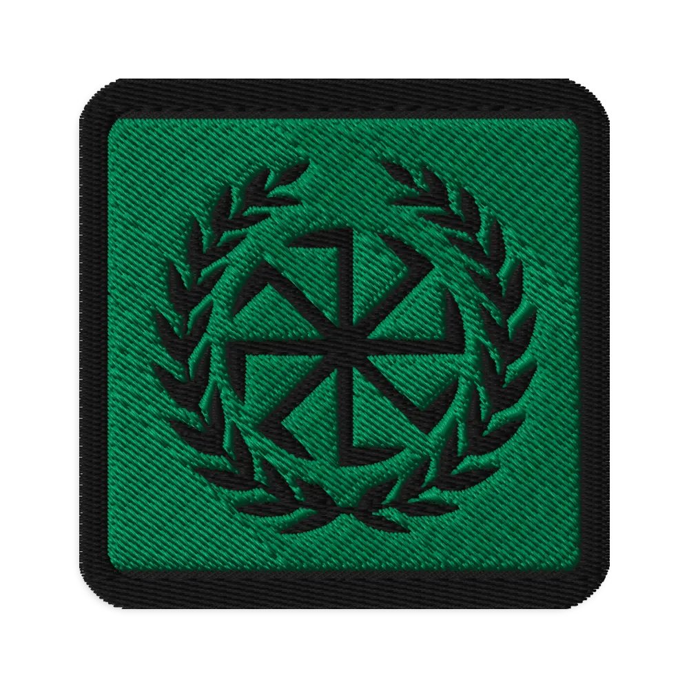 Slavic military style Kolovrat patch product image (1)