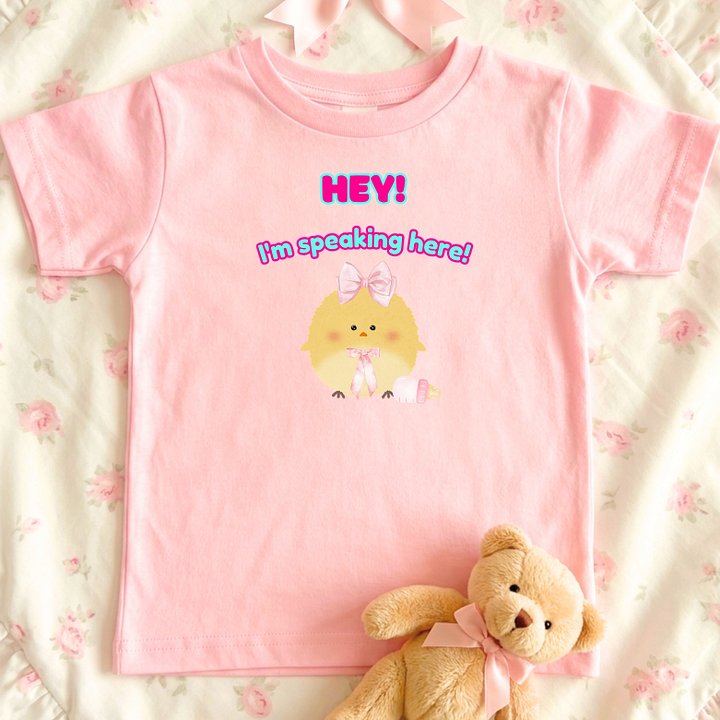 HEY! I'm speaking here!🩷Super Soft🪽T-shirt🩷 product image (1)