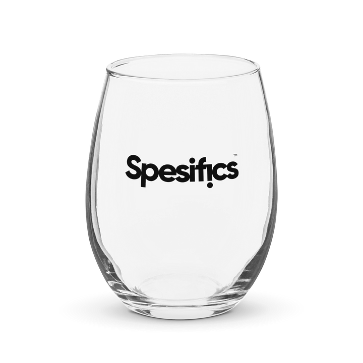 Spesifics Logo Stemless Wine Glass product image (1)
