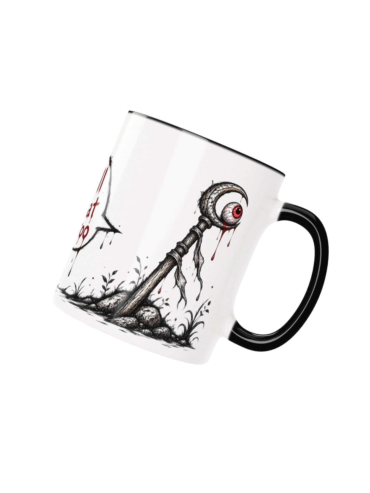 You'll Float Too – Gothic Ghost Halloween Coffee Mug | SHAYZ 11oz product image (2)