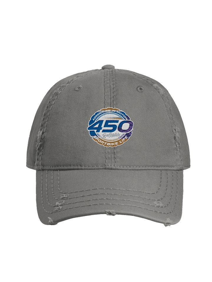 Distressed Hat (Embroidered 450 AIM Sportbike Life) product image (1)