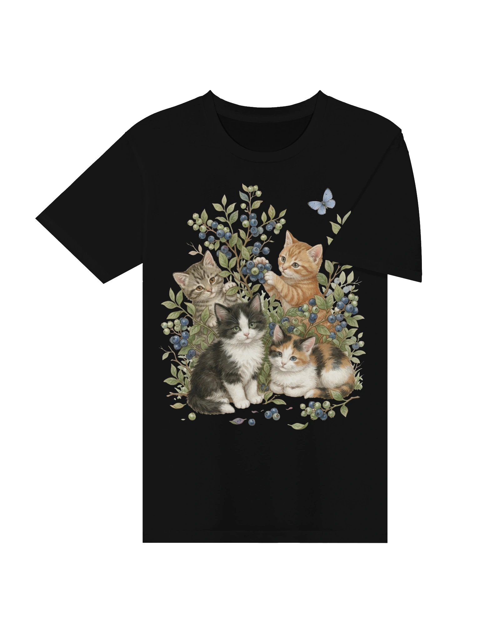 Vintage Floral Cats T-Shirt product image (19)