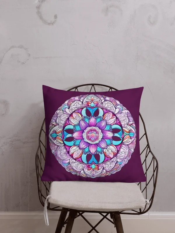 Moonlit Garden Mandala - Pillow product image (6)