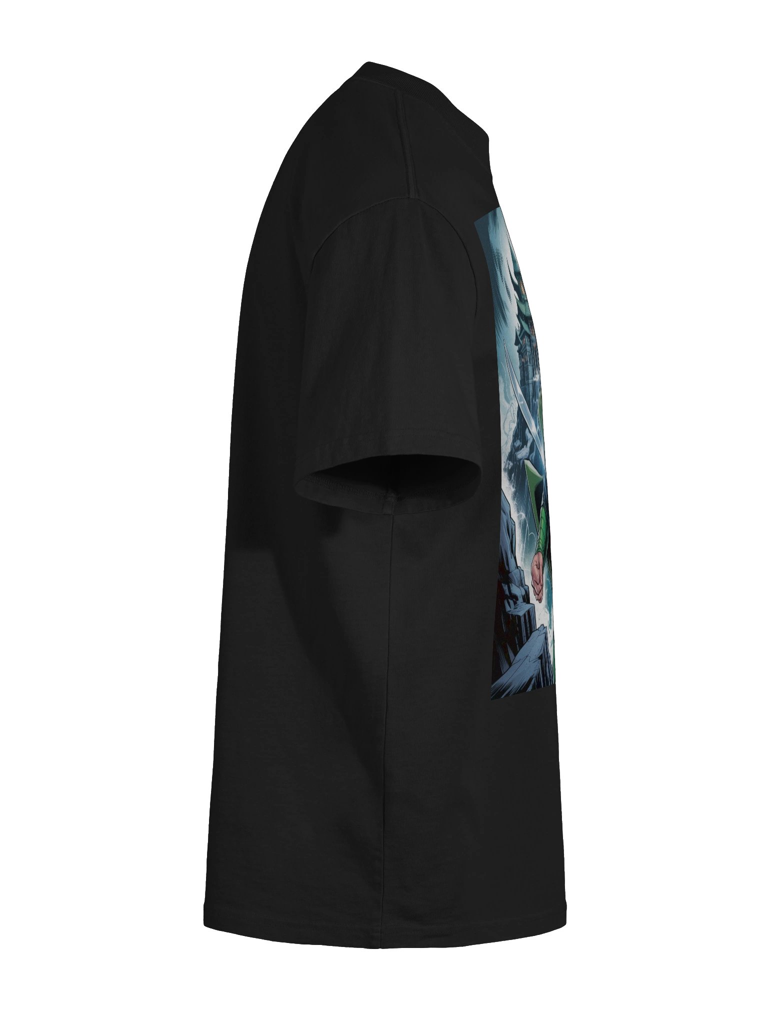 Demon's Fury: Ra’s Al Ghul Inspired Oversized Faded T-Shirt product image (11)