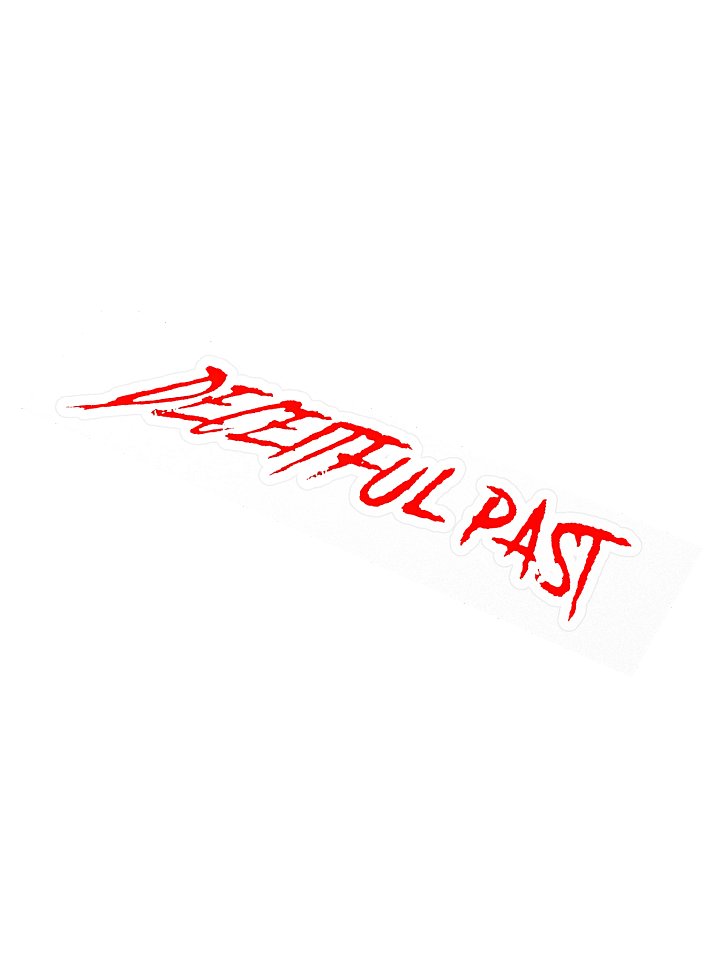 Deceitful Past Logo Kiss Cut Stickers product image (1)