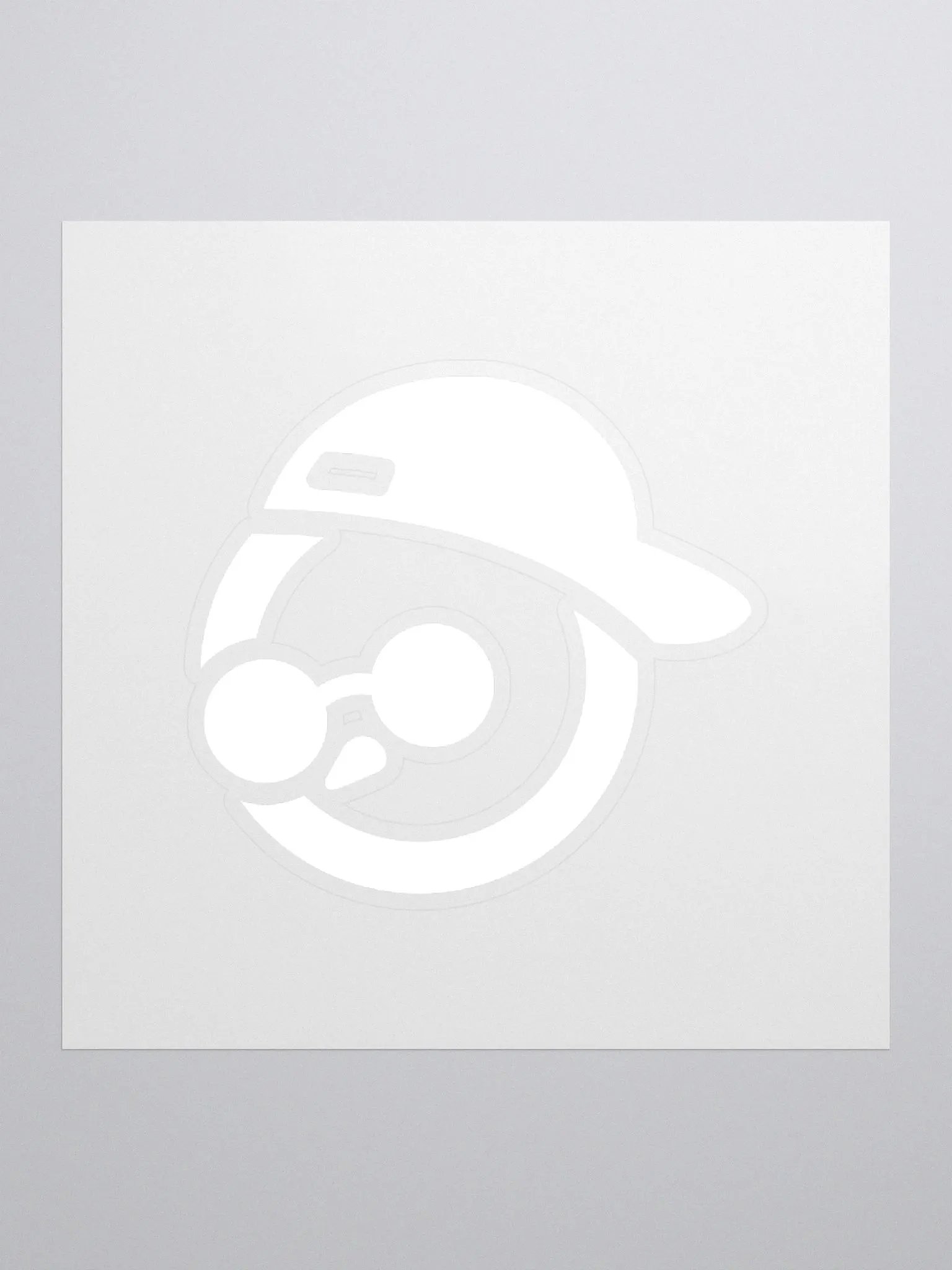 Frosty Sticker (White) product image (1)