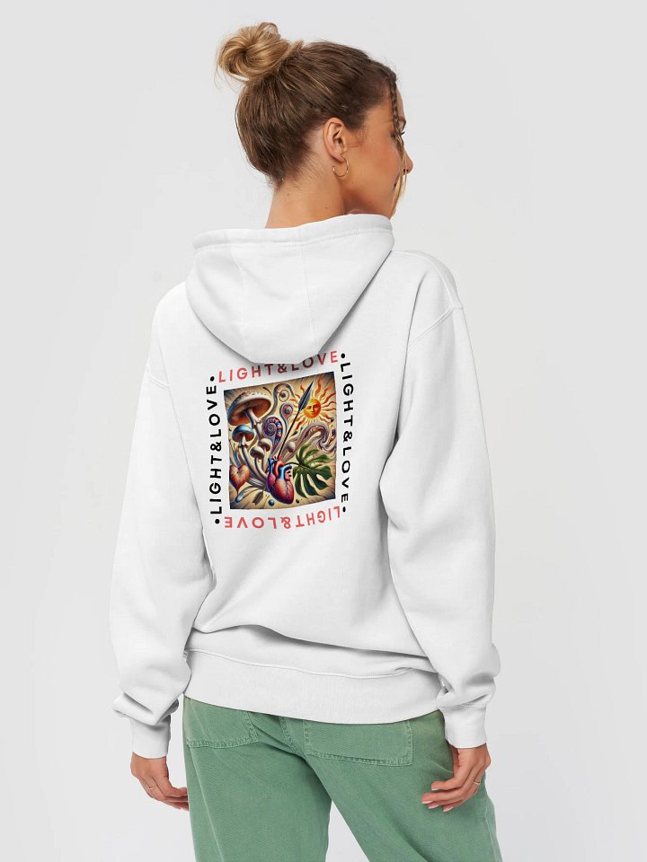 Light & Love Hoodie: Stay Calm and Salvador Dalí On product image (1)