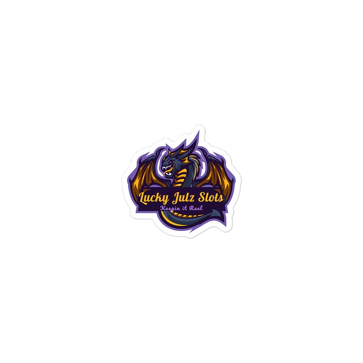 Lucky Julz Slots Dragon Die-Cut Sticker product image (2)