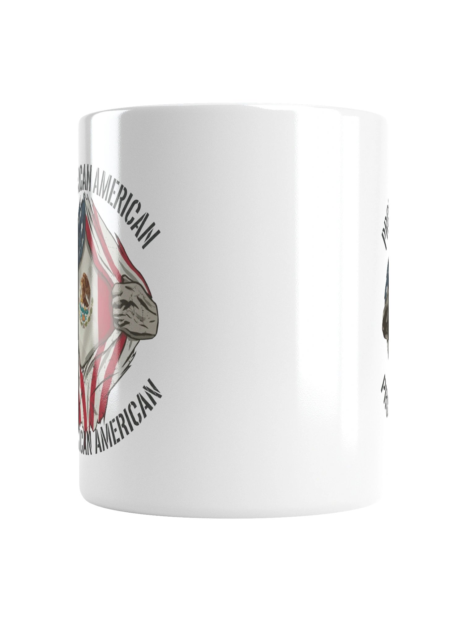 Proud Mexican American Flag Ripping Patriotic Soy Wax Candle product image (2)