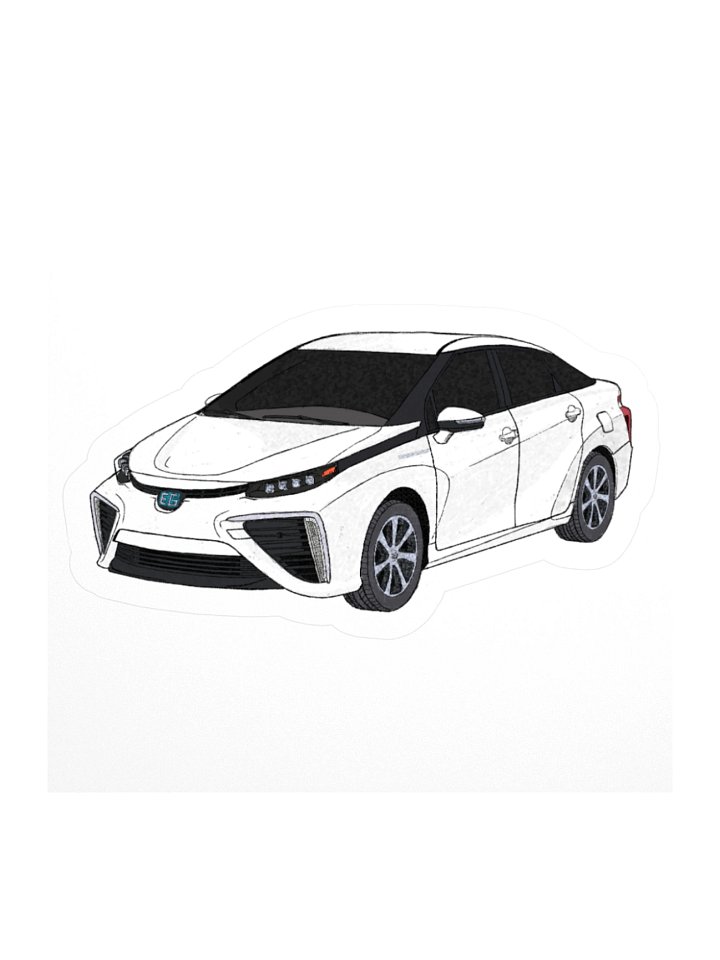 Hydrogen Car Sticker product image (1)