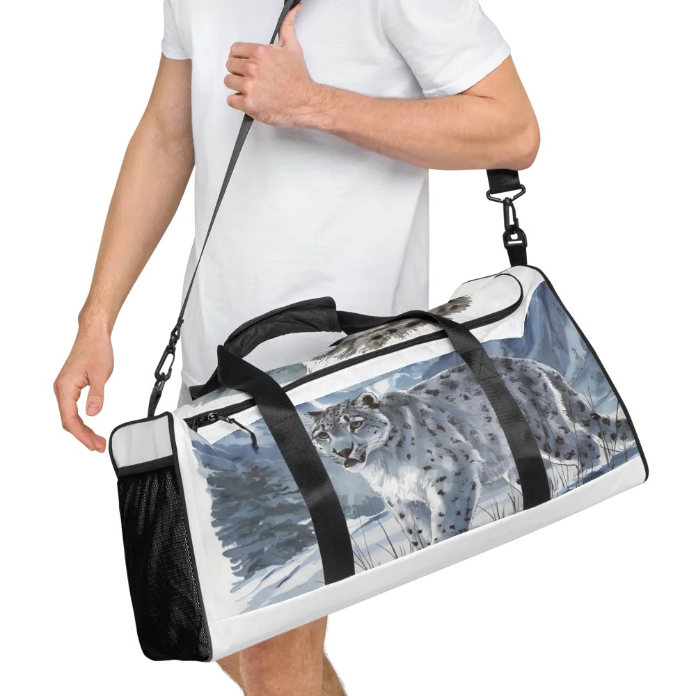 Snow Leopard Stalker Duffle Bag product image (2)