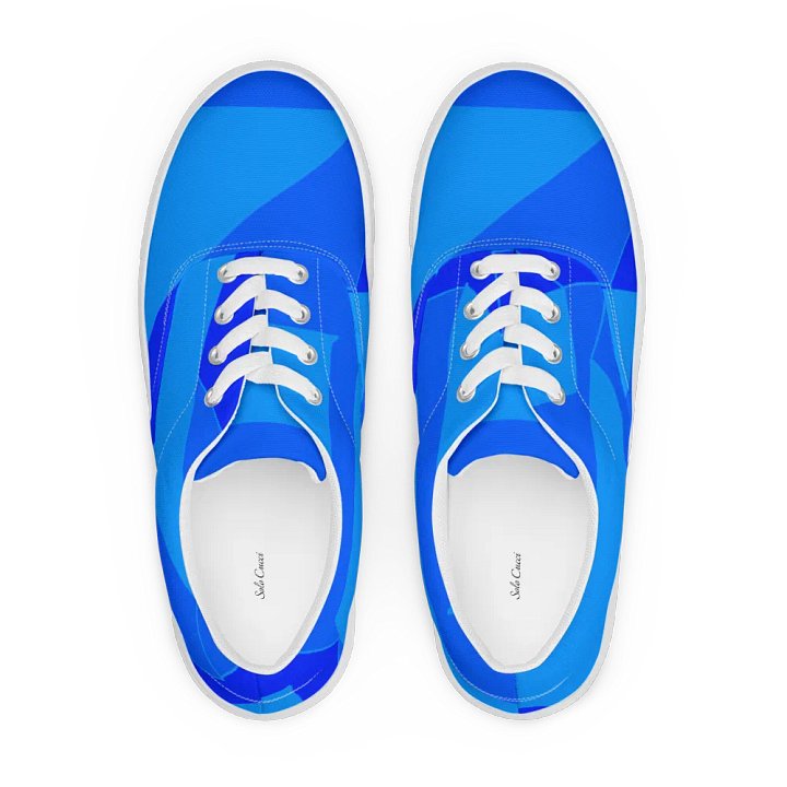 Fusion Blue Lace-Up Shoes product image (2)
