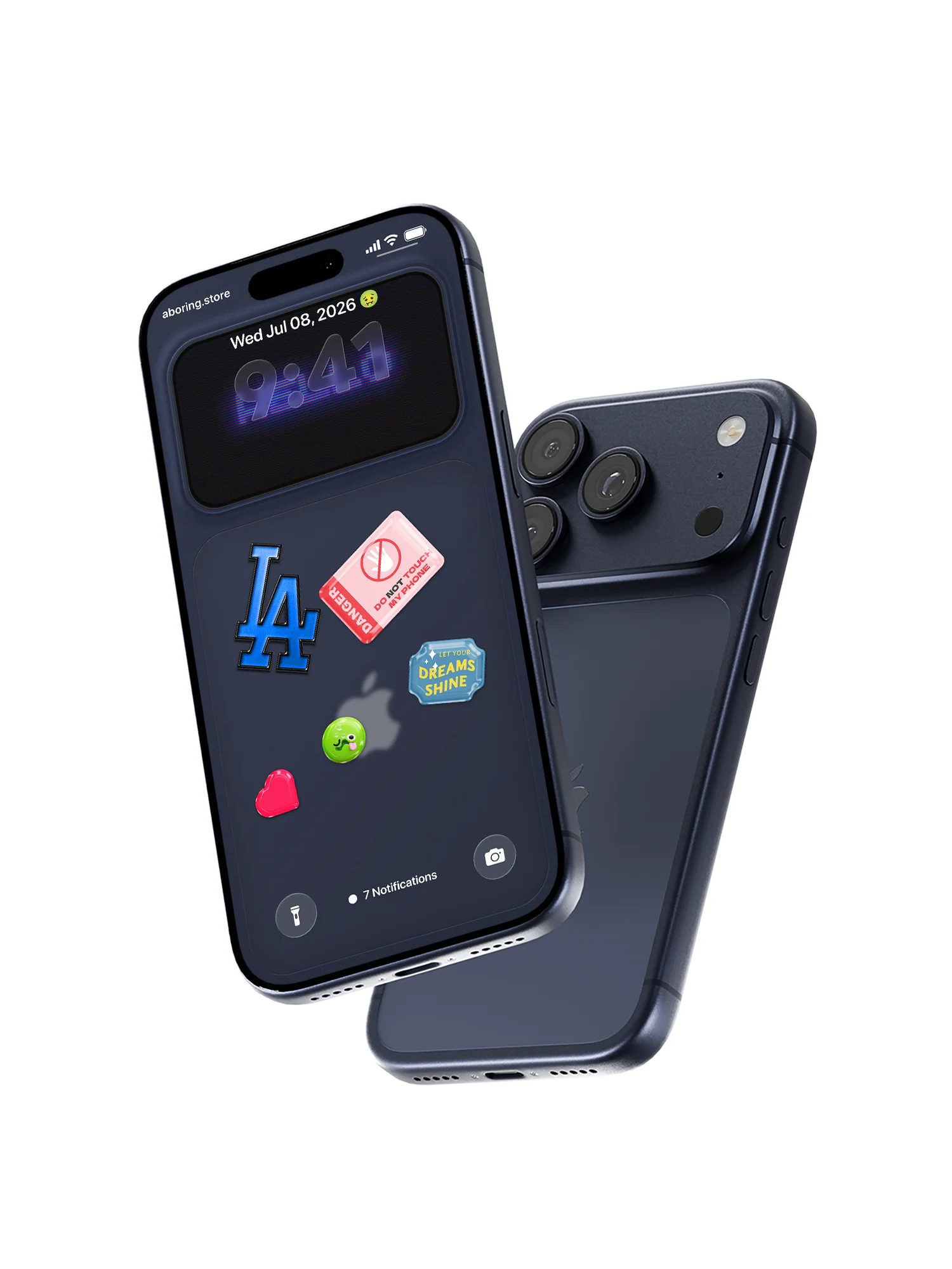iPhone 17 Deep blue camera bump wallpaper product image (2)