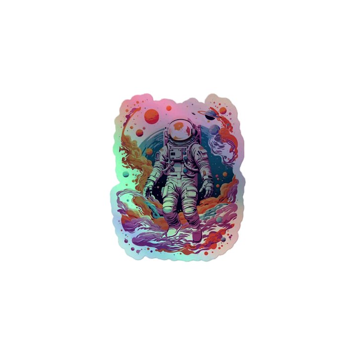 Cosmic Astro Odyssey Holographic Sticker Sheet product image (1)