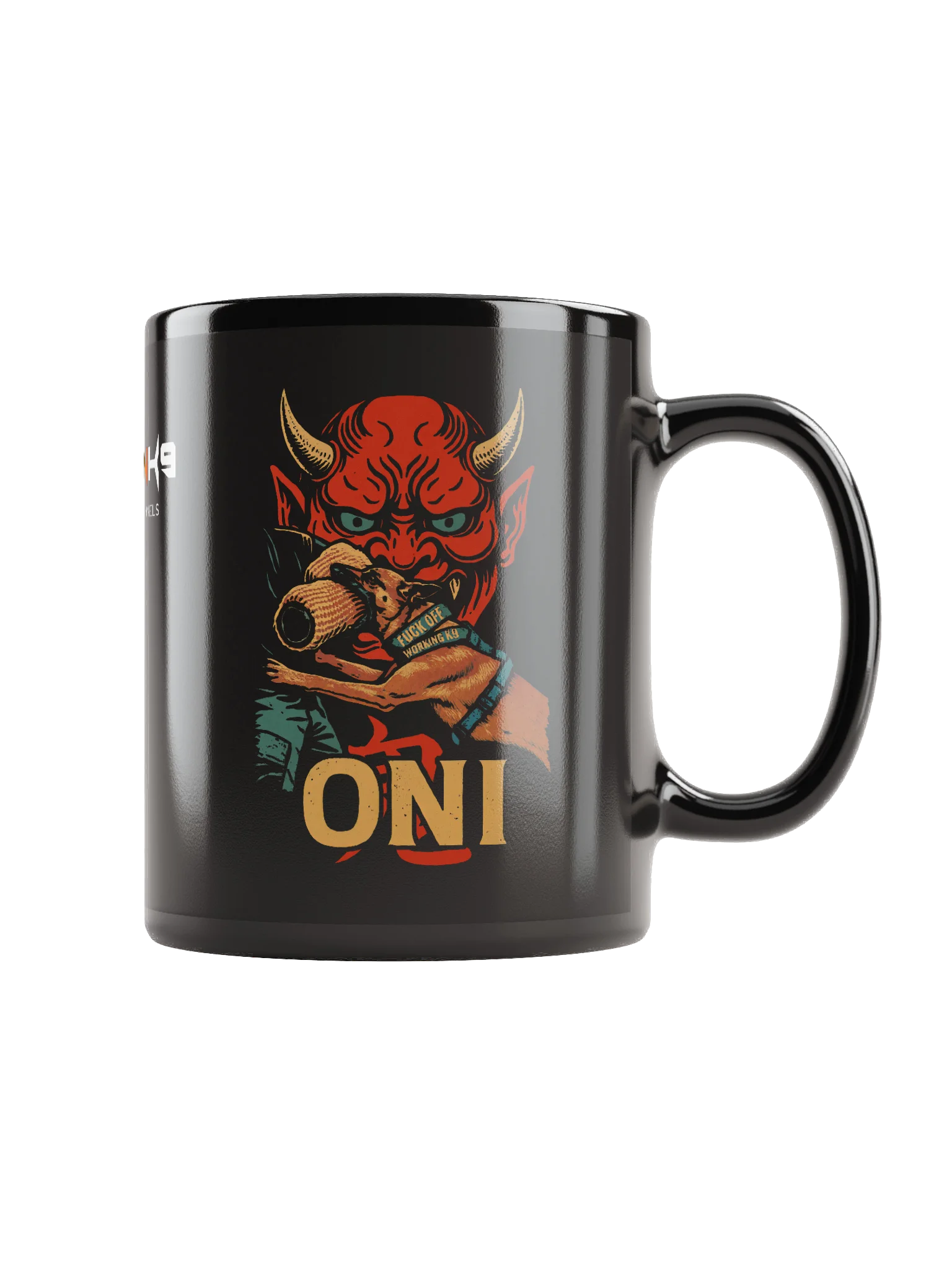 Oni Black Glossy Mug product image (1)