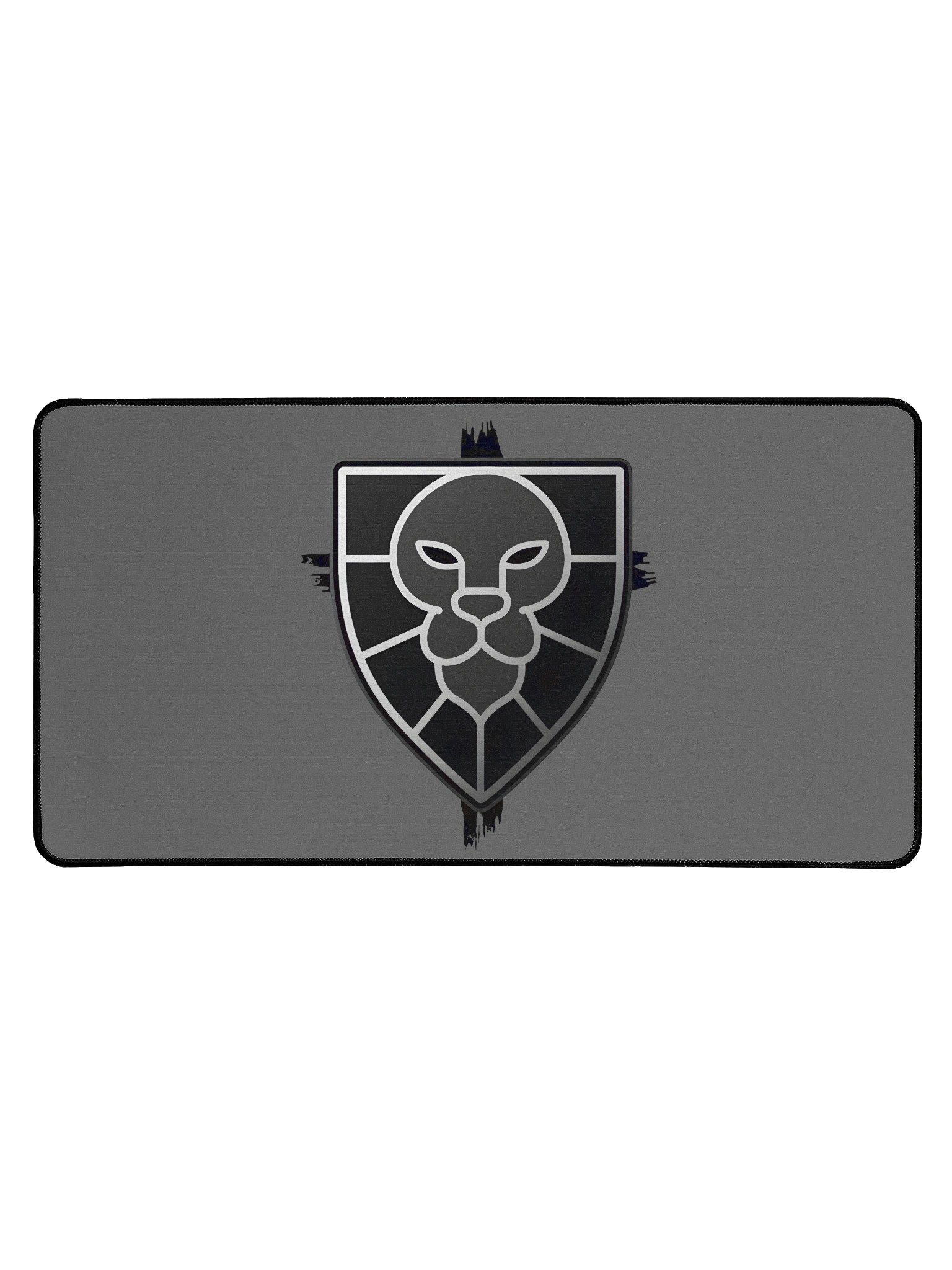 Lion Shield Large Desk Mat (Grey) product image (1)