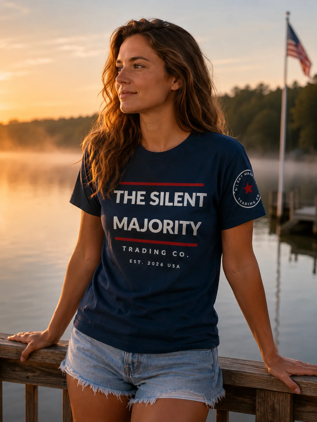 Silent Majority Crest Tee product image (1)