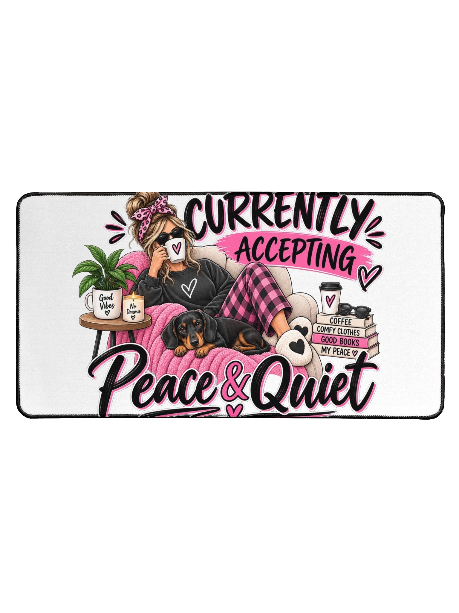 Peace & Quiet — Desk Mat product image (1)