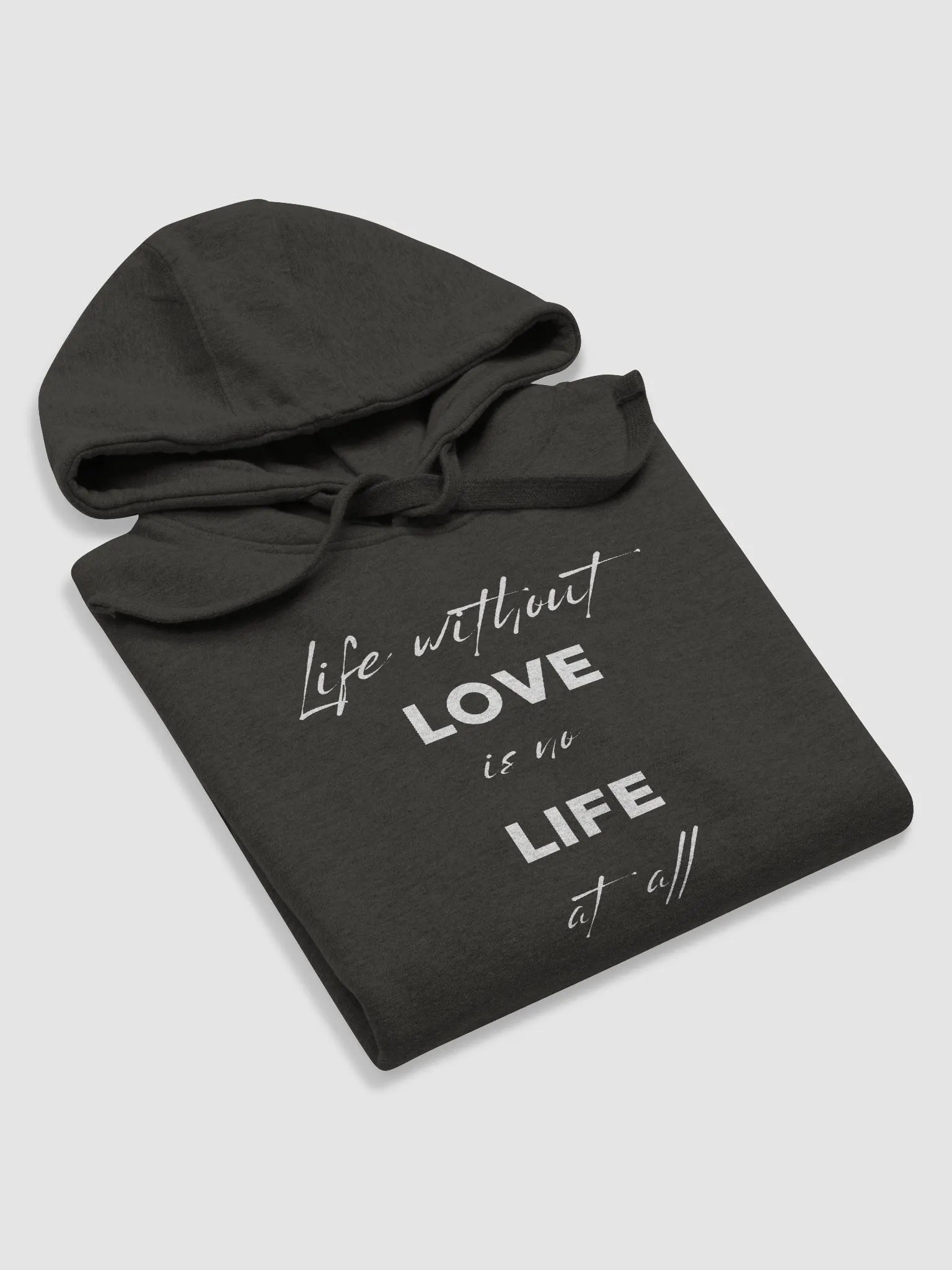 "Life without LOVE is no LIFE at all" Premium Unisex Hoodie product image (5)