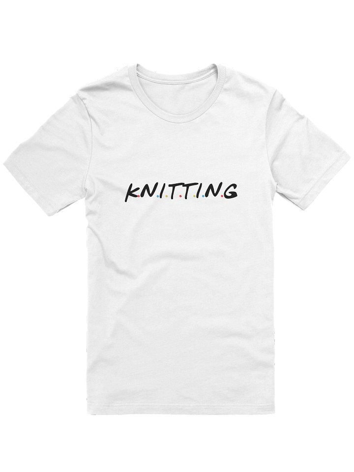 Friends theme knitting t-shirt product image (1)