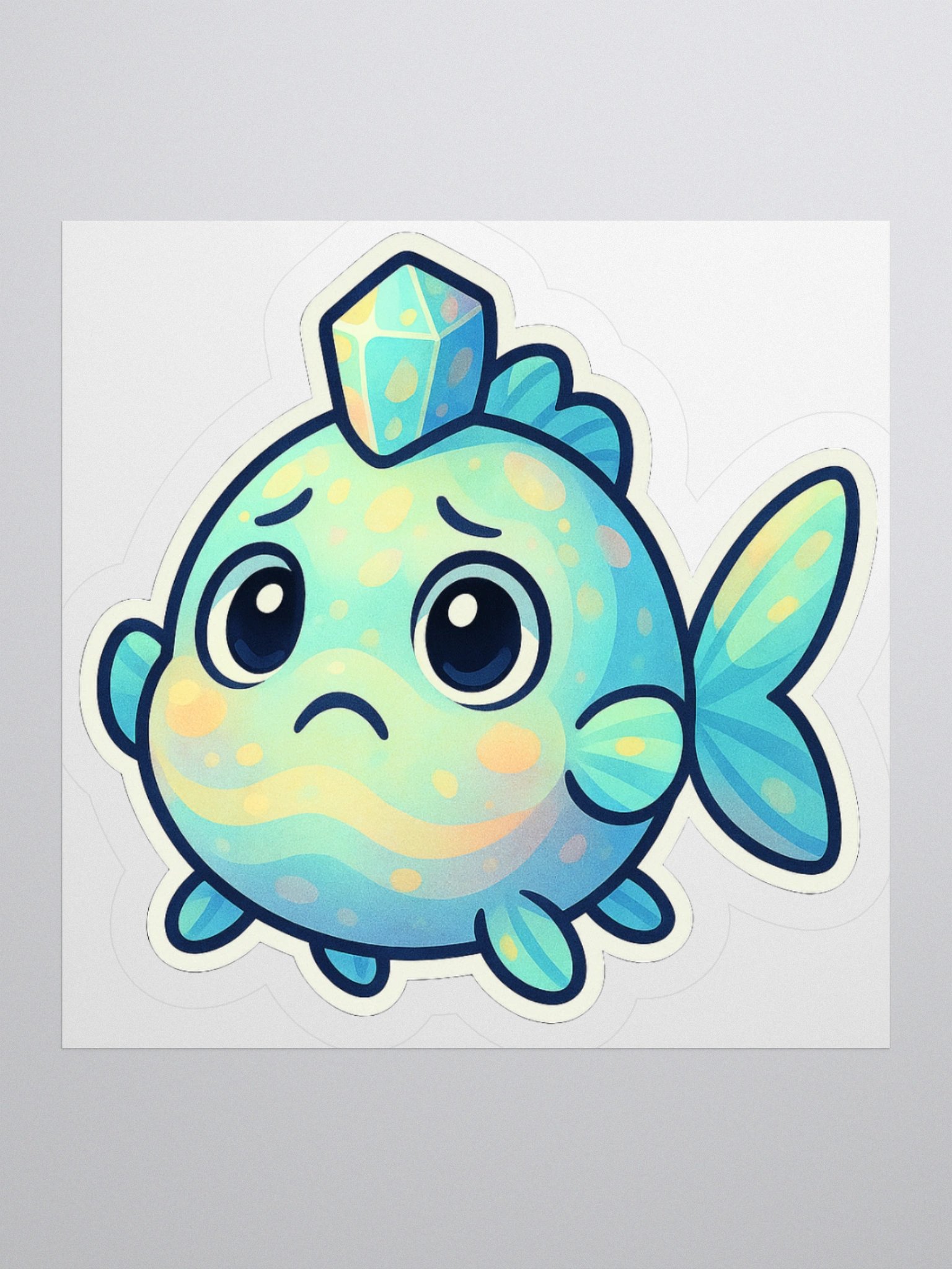 Opal (October) Fish Sticker product image (2)