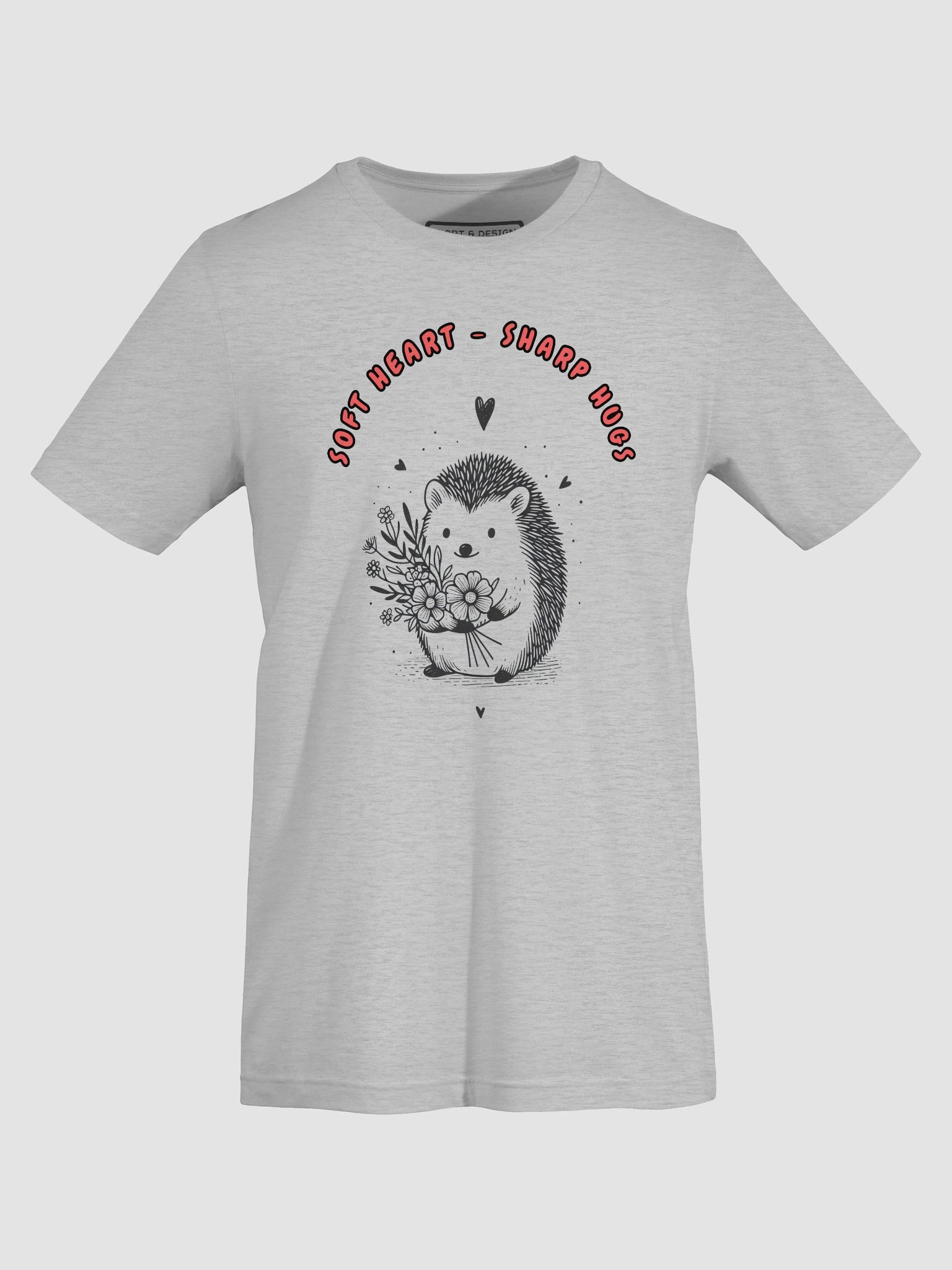 Hedgehog Heart Bouquet T-Shirt product image (7)