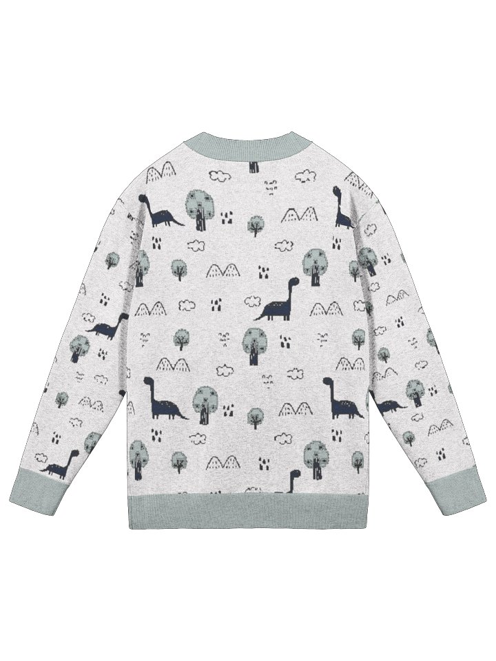 Dinosaur Themed Knitted Cardigan product image (8)